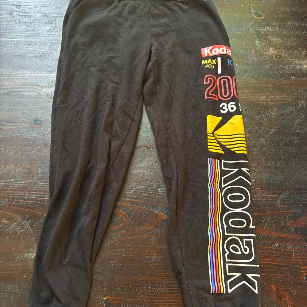 Kodak Black Sweatpants with Sporty Graphic Design